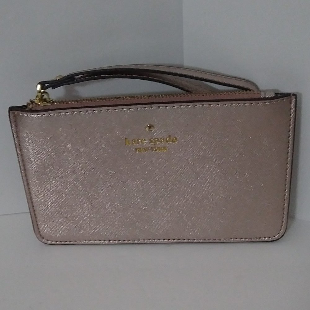 Rose Gold Kate Spade Wristlet